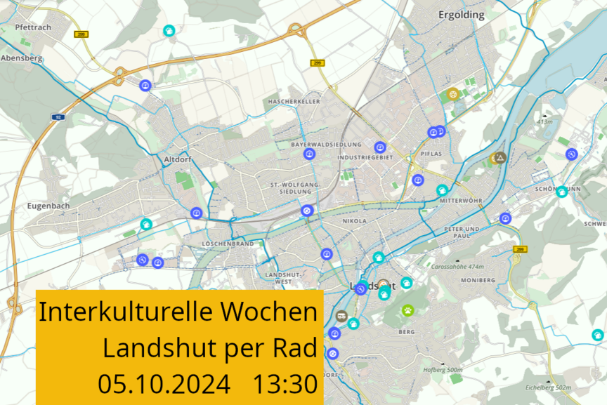 Interkulturelle Wochen 2024 LA per Fahrrad Interkulturelle Wochen 2024 LA per Fahrrad