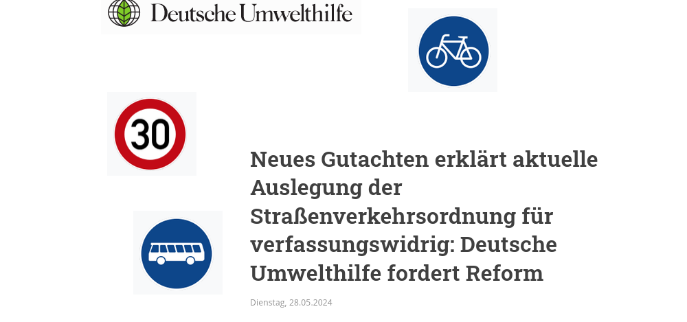 DUH StVO Gutachten 2024