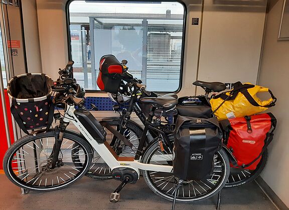 Räder in der Bahn