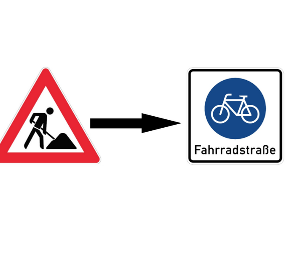 Baustelle-Fahrradstraße