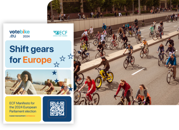 ECF EU Wahl 2024 - Vote-Bike-Manifest
